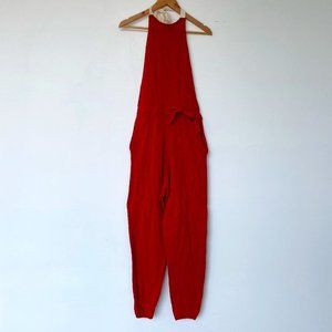 Free People Backless Knit Halter Jumpsuit